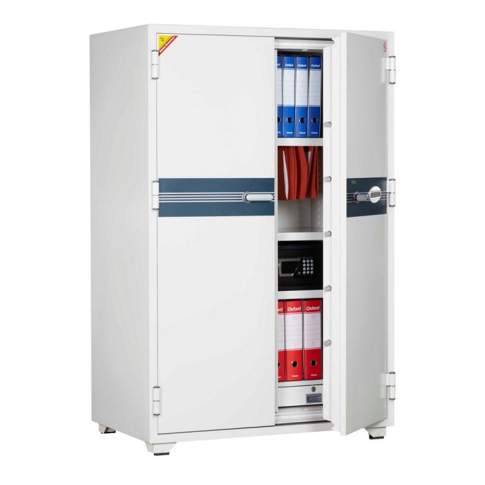 Seif antifoc Technofire 635E-B cu inchidere electronica certificata EN1300, protectie 120 minute la foc