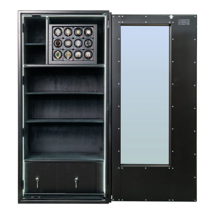 Seif antiefractie cu geam blindat -  GD.840.ET.W GLASS COMBI BLACK - imagine 9