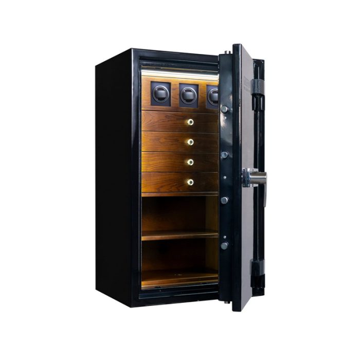 Seif certificat EN 1143-1, Grad III - CLE III.110.EW COMBI GLOSS BLACK JEWELRY - imagine 3