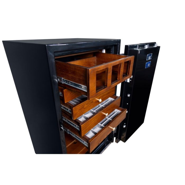 Seif certificat EN 1143-1, Grad III - CLE III.110.EW COMBI GLOSS BLACK JEWELRY - imagine 9
