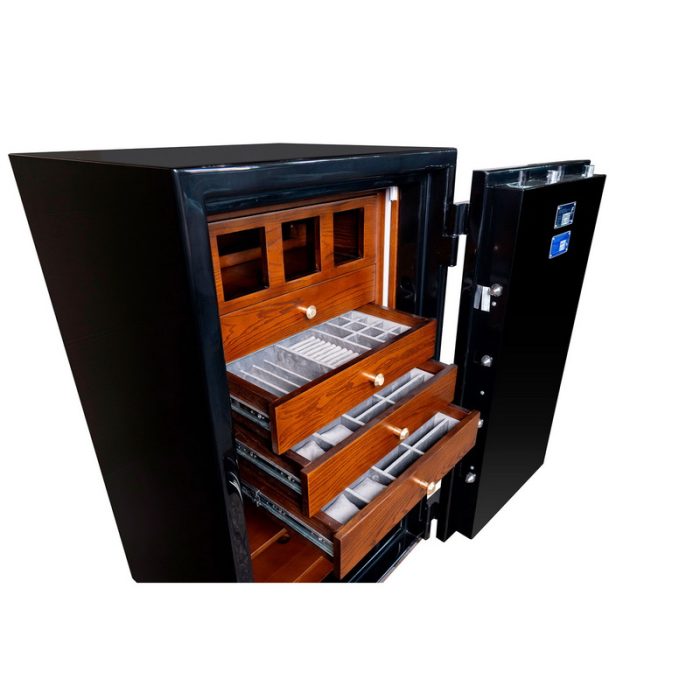 Seif certificat EN 1143-1, Grad III - CLE III.110.EW COMBI GLOSS BLACK JEWELRY - imagine 10