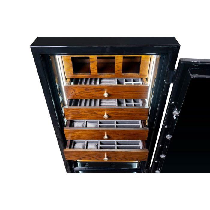 Seif certificat EN 1143-1, Grad III - CLE III.110.EW COMBI GLOSS BLACK JEWELRY - imagine 15