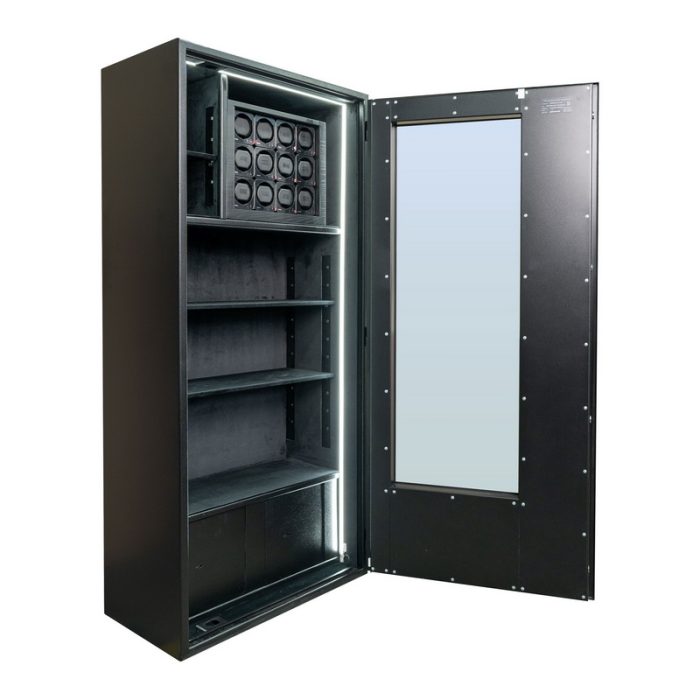 Seif antiefractie cu geam blindat -  GD.840.ET.W GLASS COMBI BLACK - imagine 4