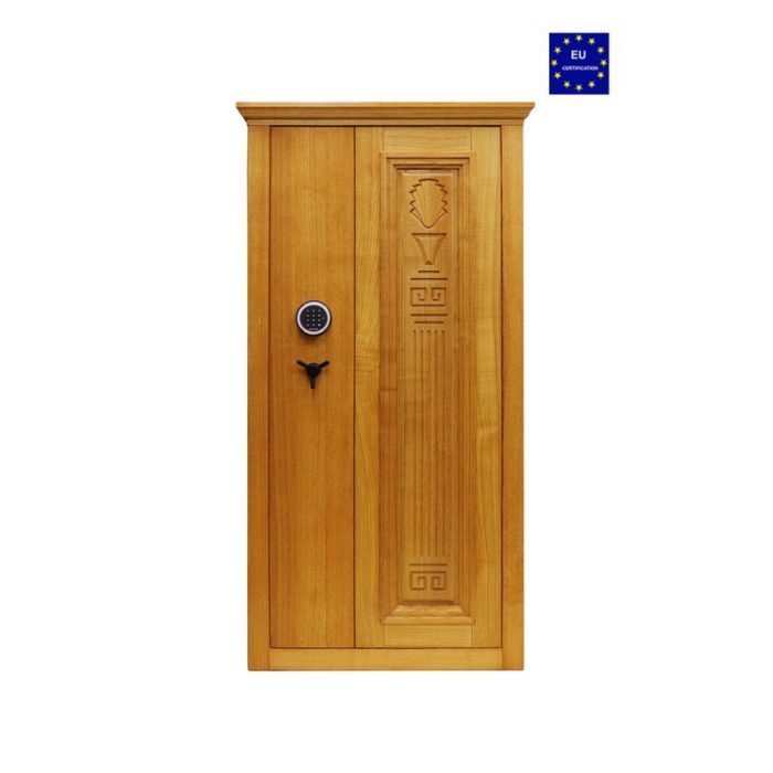 Vitrine blindate pentru arme si munitie, 6 arme - GG.700.E WOOD NG