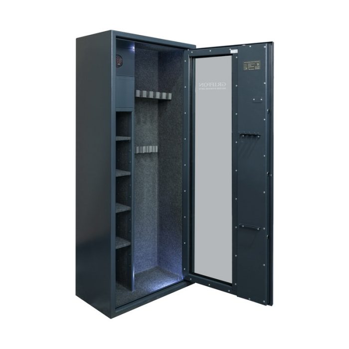 Vitrine blindate pentru arme si munitie, 6 arme - GG.640.K DARK GREY - imagine 3