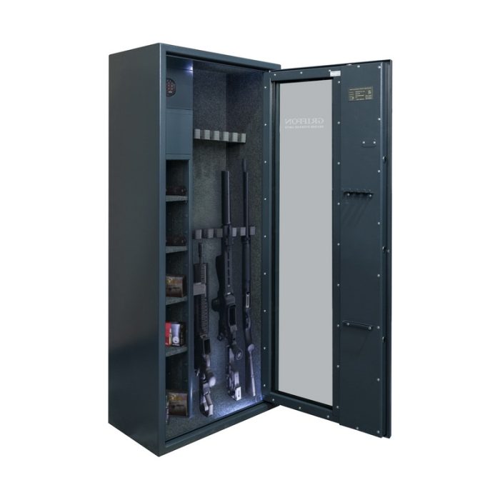 Vitrine blindate pentru arme si munitie, 6 arme - GG.640.K DARK GREY - imagine 4