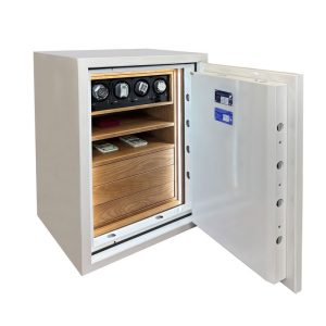 Seif antiefractie Grad III -  CLE III.80.E COMBI WHITE GLOSS WOOD