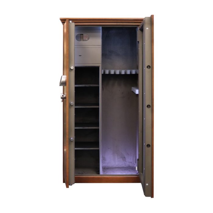 Vitrine blindate pentru arme si munitie, 6 arme - GG.700.E EM WOOD - imagine 4