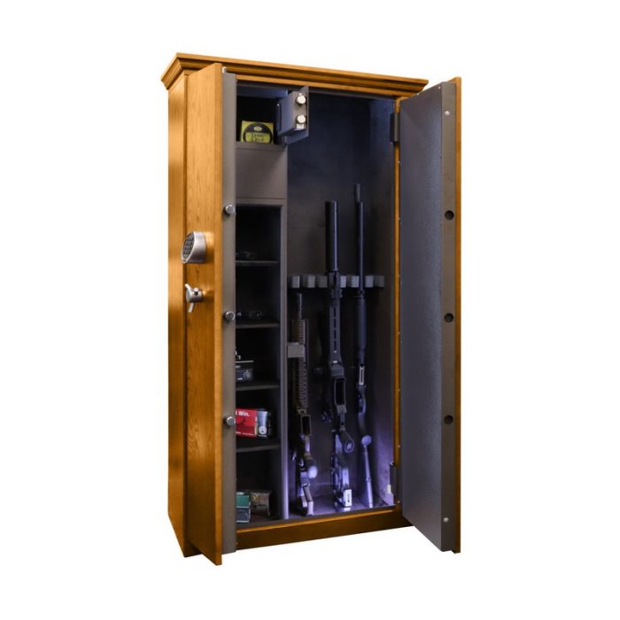 Vitrine blindate pentru arme si munitie, 6 arme - GG.700.E WOOD NG - imagine 3
