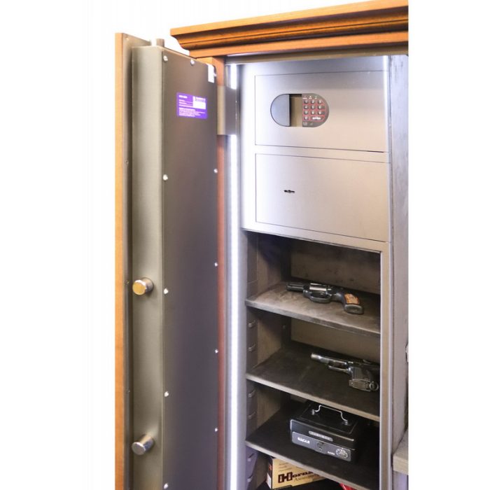 Vitrine blindate pentru arme si munitie, 6 arme - GG.700.E WOOD NG - imagine 5
