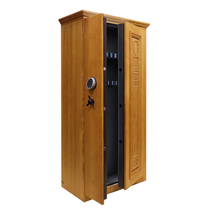Vitrine blindate pentru arme si munitie, 6 arme - GG.700.E WOOD NG - imagine 7