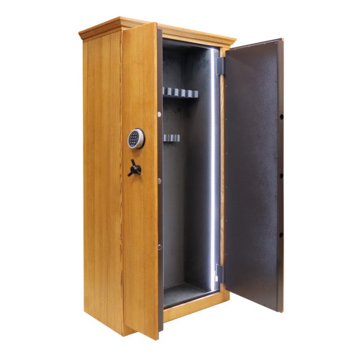 Vitrine blindate pentru arme si munitie, 6 arme - GG.700.E WOOD NG - imagine 8