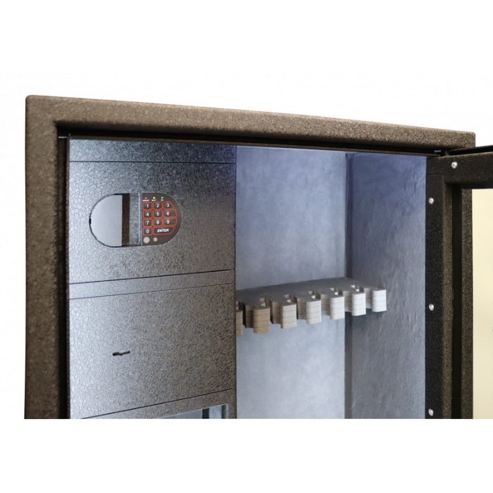 Vitrina blindata pentru arme si munitie, 6 arme - GG.640.E BLACK - imagine 5