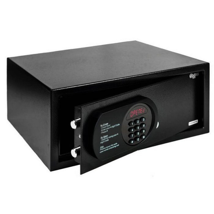 Seif Planet Safe 195ZB montat in mobilier hotelier