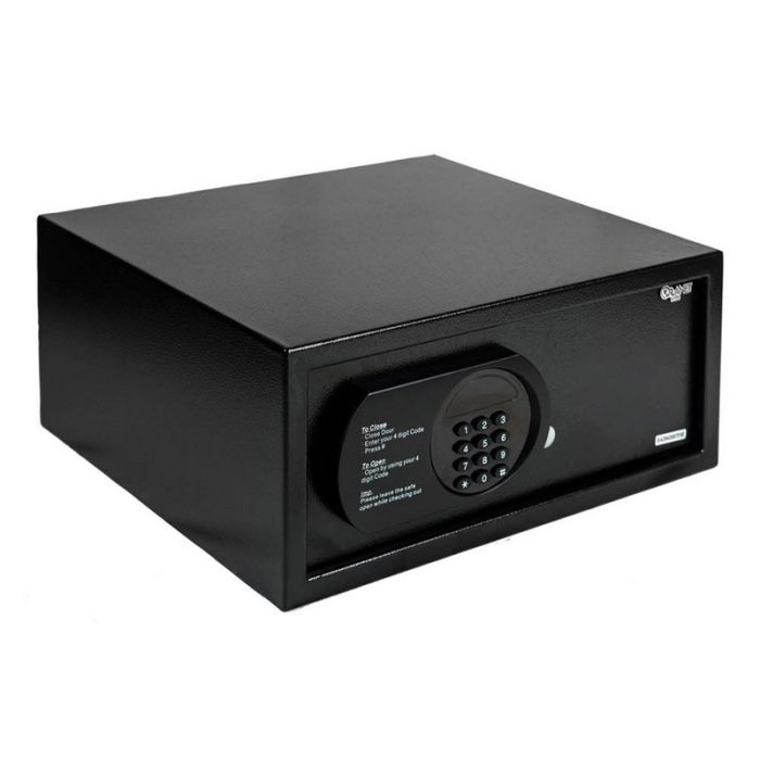 Seif hotel Planet Safe 195ZB motorizat electronic si cu cheie