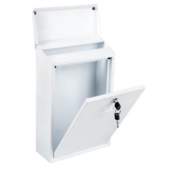 Cutie postala de exterior, alba - BG10001  - imagine 4