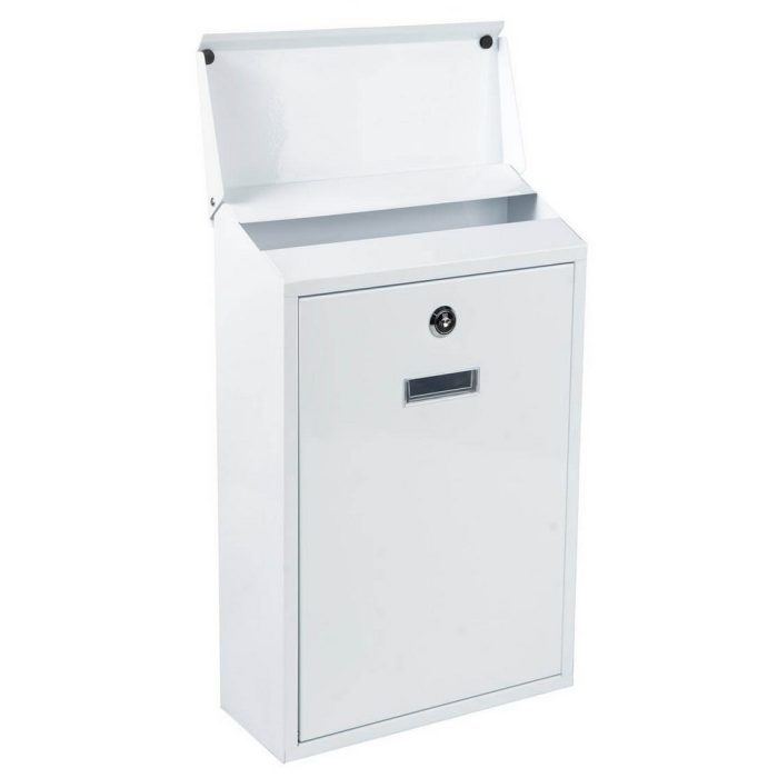 Cutie postala de exterior, alba - BG10001  - imagine 3