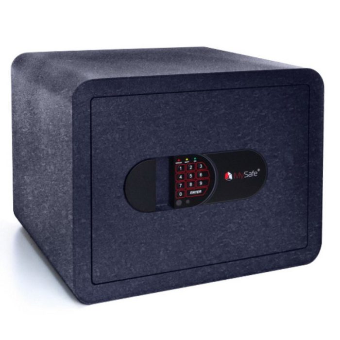 Seif mobilier MSR.30.E cu incuietoare electronica MySafe Interior seif MSR.30.E MySafe – otel 2 mm cu raft compact