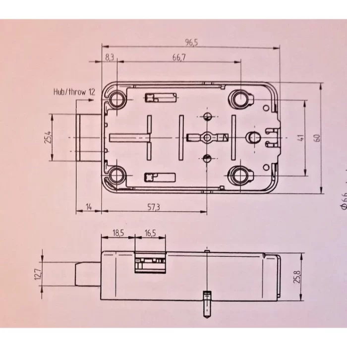 Incuietoarea mecanica EN 1300 Clasa 1 - Variator A 70091 - imagine 2