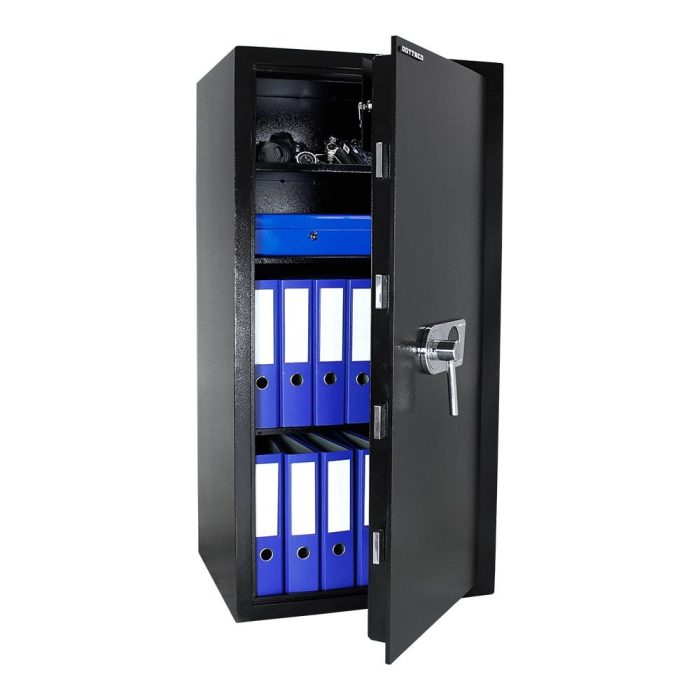 Interior seif Rottner Monaco 120 EN1 cu rafturi si seif mic blocabil
