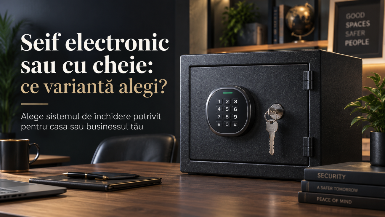 Seif electronic sau cu cheie: ce variantă alegi?